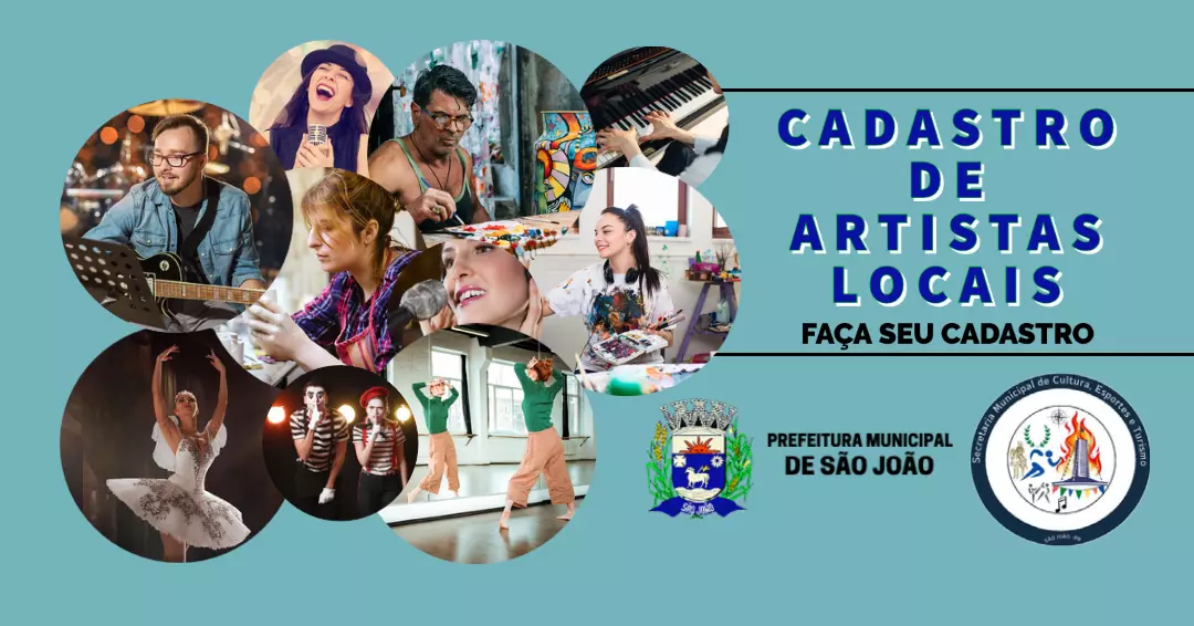 CADASTRO ARTISTAS LOCAIS